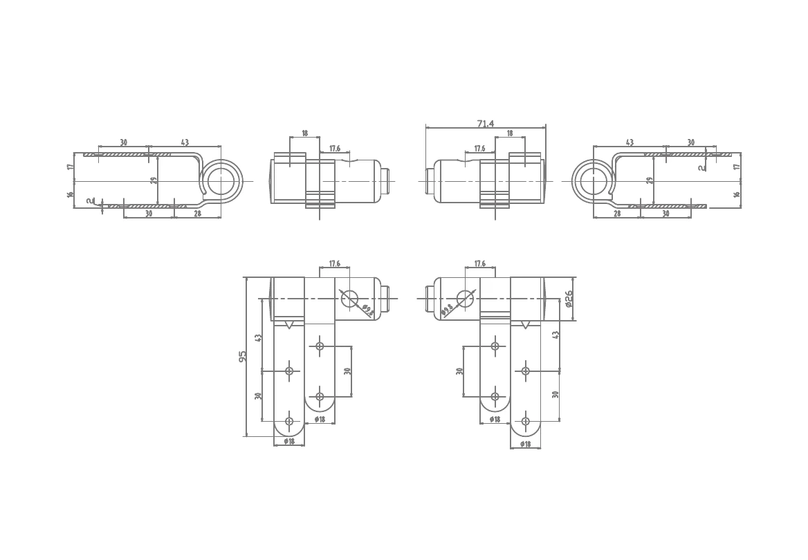 BH29S Technical drawing