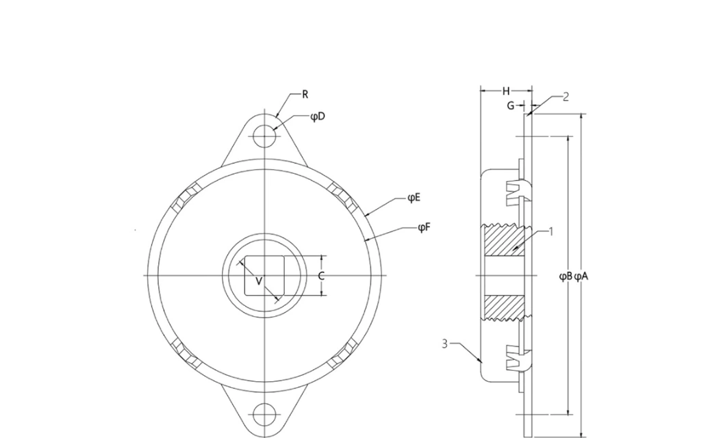 DQ47A Technical drawing & torque table