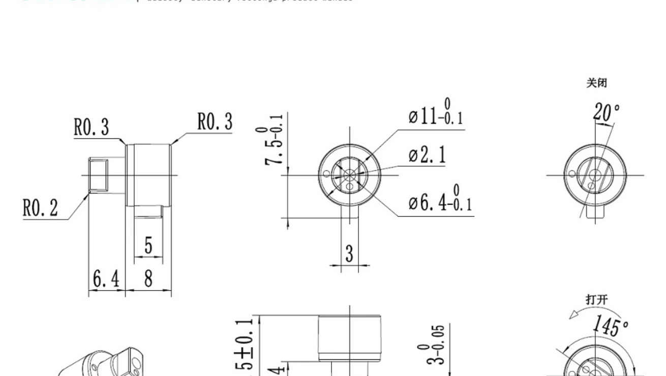 WW11H6.4-L Technical drawing
