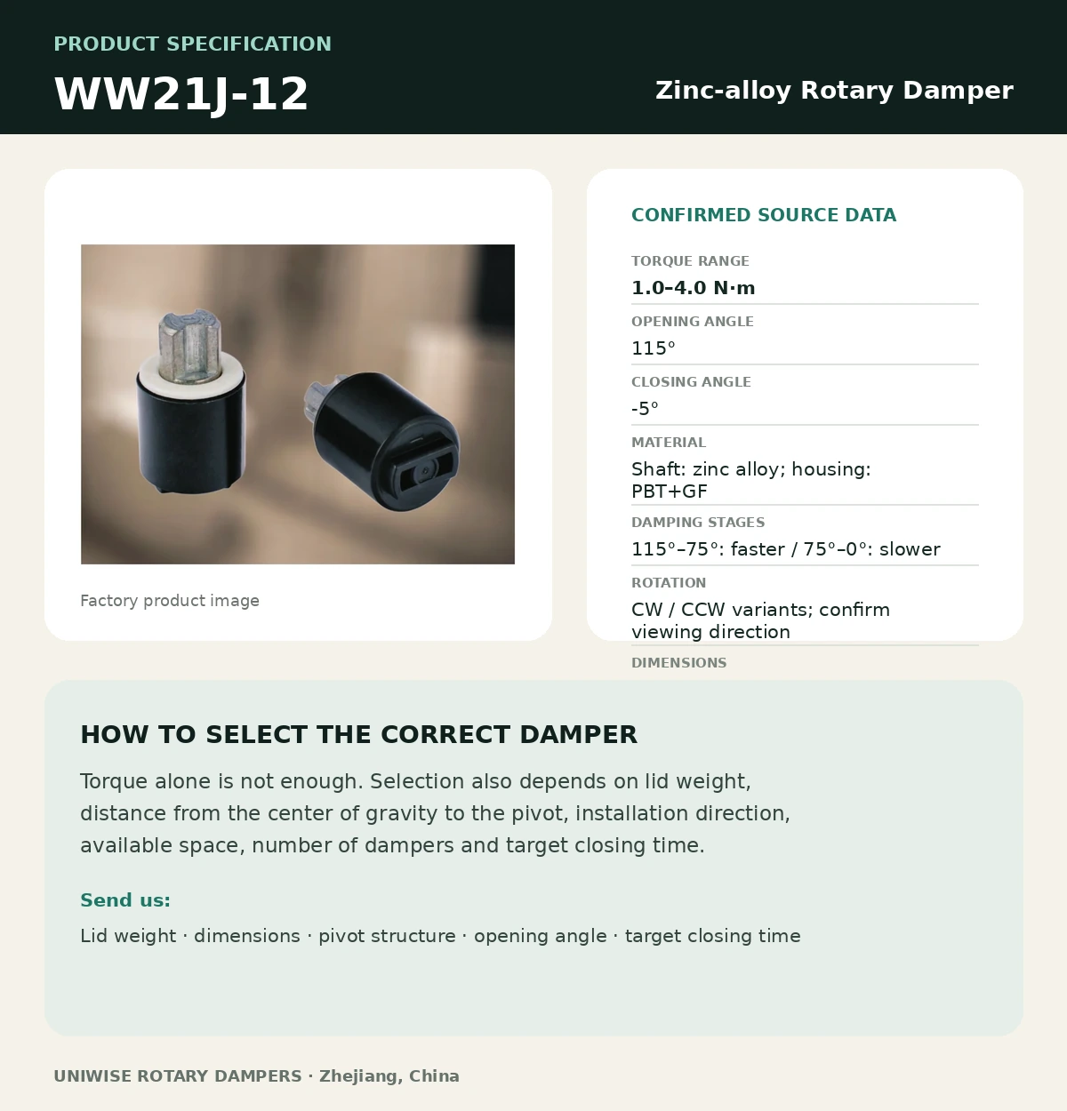 WW21J-12 English specification