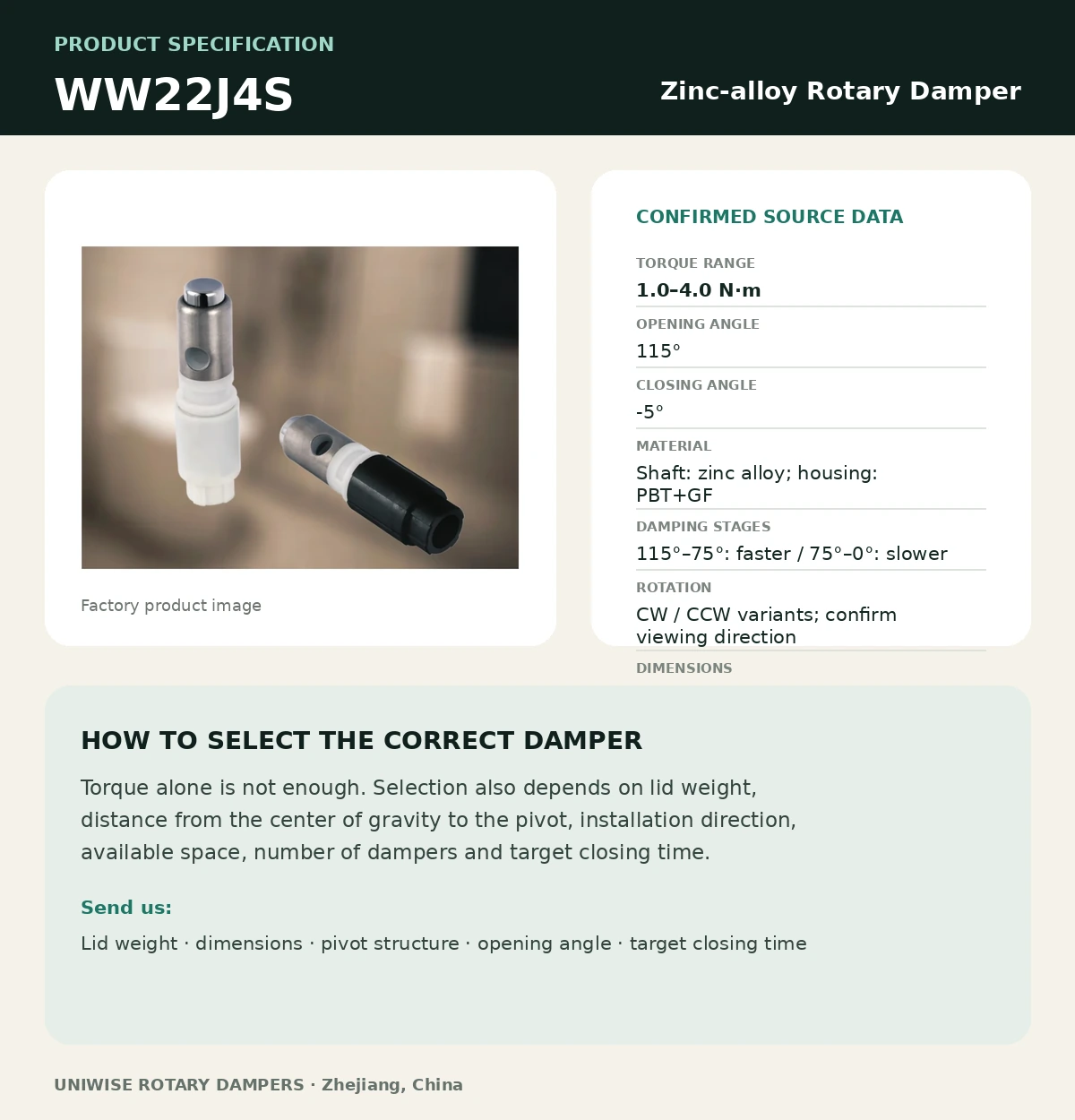 WW22J4S English specification