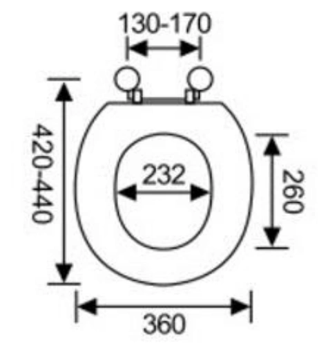 UIC-PP5001 dimensions