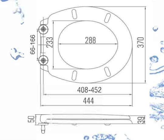 UIC143P dimensions