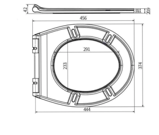 UIC511 dimensions